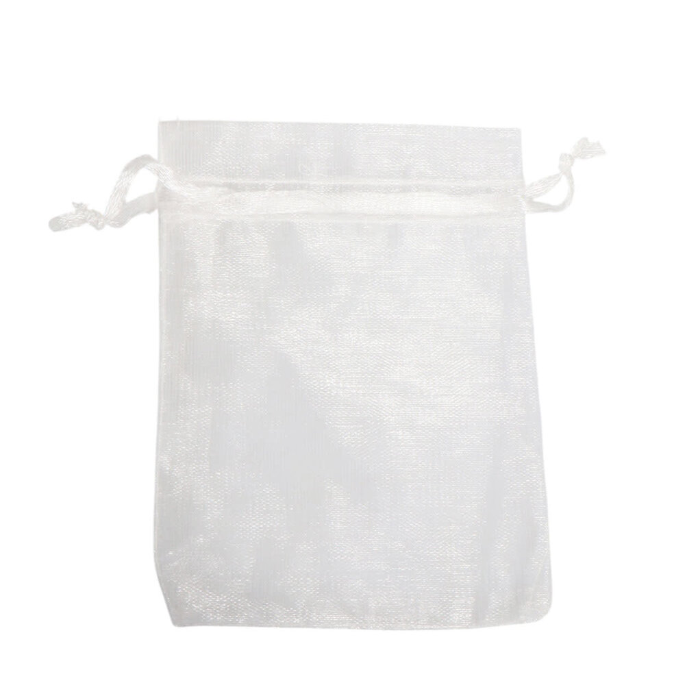 Buideltje organza wit