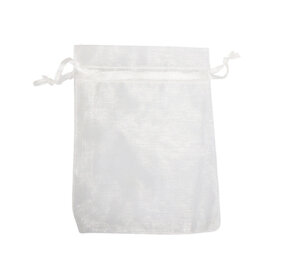 Buideltje organza wit Buideltje organza wit