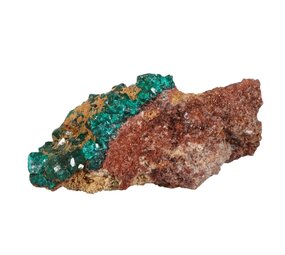 Dioptaas A-kwaliteit kristallen op matrix 9 x 4,5 x 4,5 cm | 109 gram Dioptaas A-kwaliteit kristallen op matrix 9 x 4,5 x 4,5 cm | 109 gram