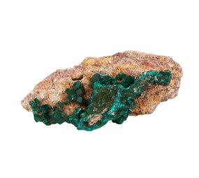 Dioptaas A-kwaliteit kristallen op matrix 9 x 6,5 x 3,5 cm | 148 gram Dioptaas A-kwaliteit kristallen op matrix 9 x 6,5 x 3,5 cm | 148 gram