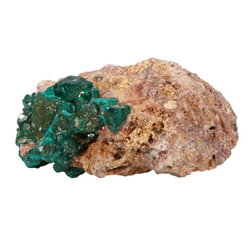 Dioptaas A-kwaliteit kristallen op matrix 9 x 6,5 x 3,5 cm | 148 gram Dioptaas A-kwaliteit kristallen op matrix 9 x 6,5 x 3,5 cm | 148 gram