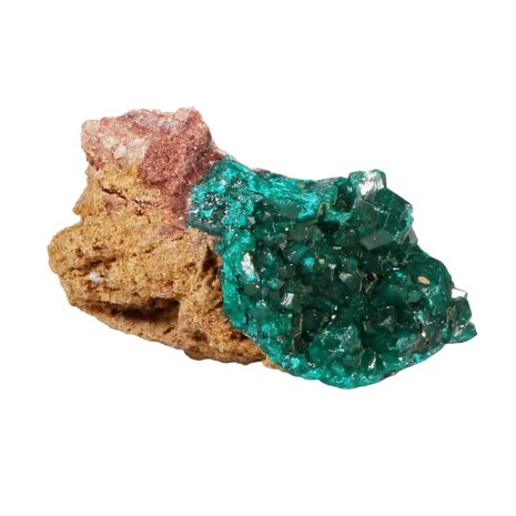 Dioptaas A-kwaliteit kristallen op matrix 7,5 x 4,5 x 3,5 cm | 91 gram Dioptaas A-kwaliteit kristallen op matrix 7,5 x 4,5 x 3,5 cm | 91 gram