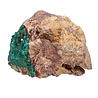 Dioptaas A-kwaliteit kristallen op matrix 7,5 x 6 x 5,5 | 280 gram Dioptaas A-kwaliteit kristallen op matrix 7,5 x 6 x 5,5 | 280 gram