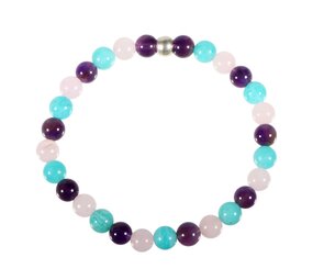 Armband verlies & rouw 18 cm | 6 mm kralen Armband verlies & rouw 18 cm | 6 mm kralen