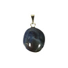 Saffier (blauw) hanger met 14k gouden oogje Saffier (blauw) hanger met 14k gouden oogje