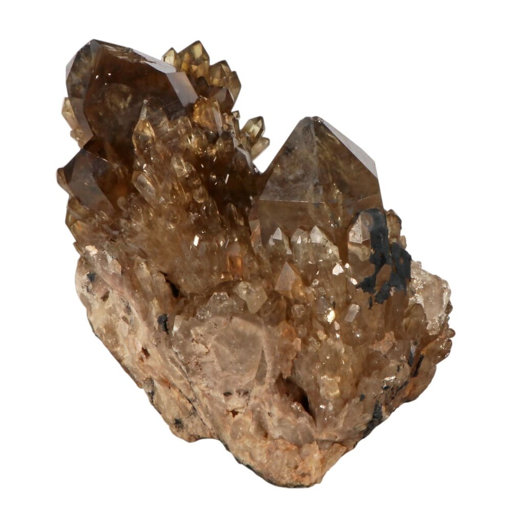 Citrien (kundalini) cluster 20 x 17 x 11,5 cm | 3345 gram Citrien (kundalini) cluster 20 x 17 x 11,5 cm | 3345 gram