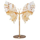 Golden healer (limonietkwarts) vlinder op standaard 23,5 x 16 x 0,5 cm | 626 gram Golden healer (limonietkwarts) vlinder op standaard 23,5 x 16 x 0,5 cm | 626 gram