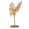 Golden healer (limonietkwarts) vlinder op standaard 23,5 x 16 x 0,5 cm | 626 gram Golden healer (limonietkwarts) vlinder op standaard 23,5 x 16 x 0,5 cm | 626 gram