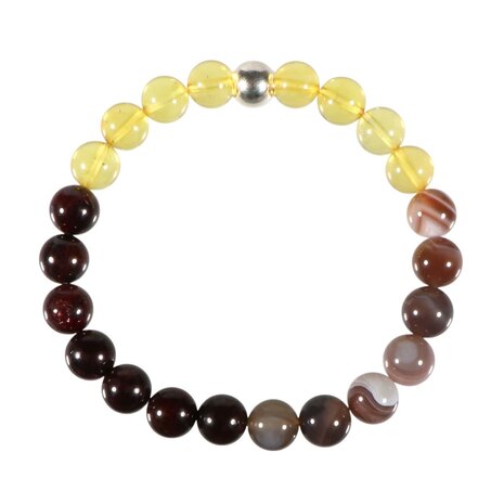 Armband zelfvertrouwen 20 cm | 8 mm kralen Armband zelfvertrouwen 20 cm | 8 mm kralen