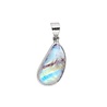 Zilveren hanger maansteen (regenboog) | druppel 2,5 x 1,2 cm Zilveren hanger maansteen (regenboog) | druppel 2,5 x 1,2 cm
