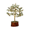 Aventurijn edelsteen boompje (goudkleurig) 18 cm