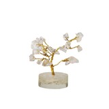 Bergkristal edelsteen boompje 8 cm