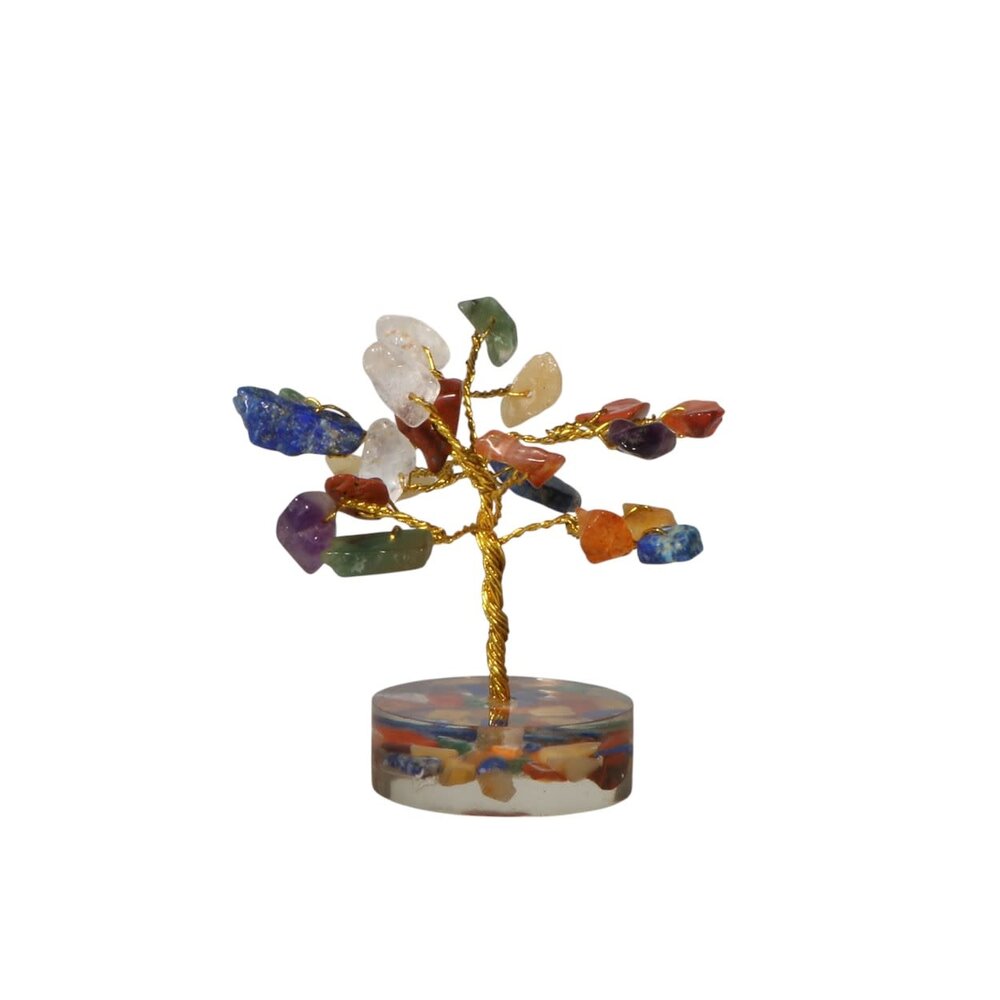 Chakra edelsteen boompje 8 cm Chakra edelsteen boompje 8 cm