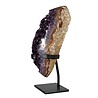 Amethist cluster op standaard 18 x 8 x 5 cm | 1245 gram Amethist cluster op standaard 18 x 8 x 5 cm | 1245 gram