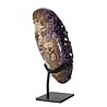 Amethist cluster op standaard 18 x 8 x 5 cm | 1245 gram Amethist cluster op standaard 18 x 8 x 5 cm | 1245 gram