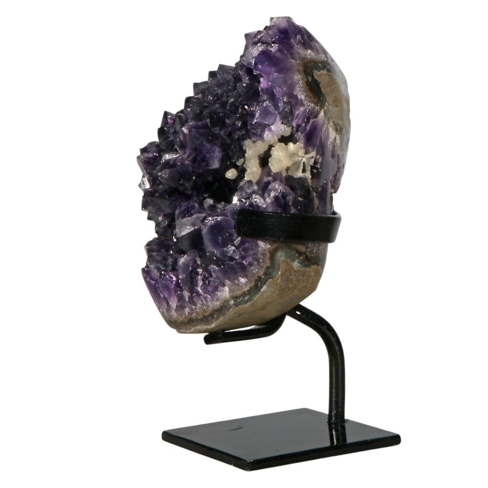 Amethist cluster op standaard 16,5 x 8 x 5,5 cm | 1774 gram