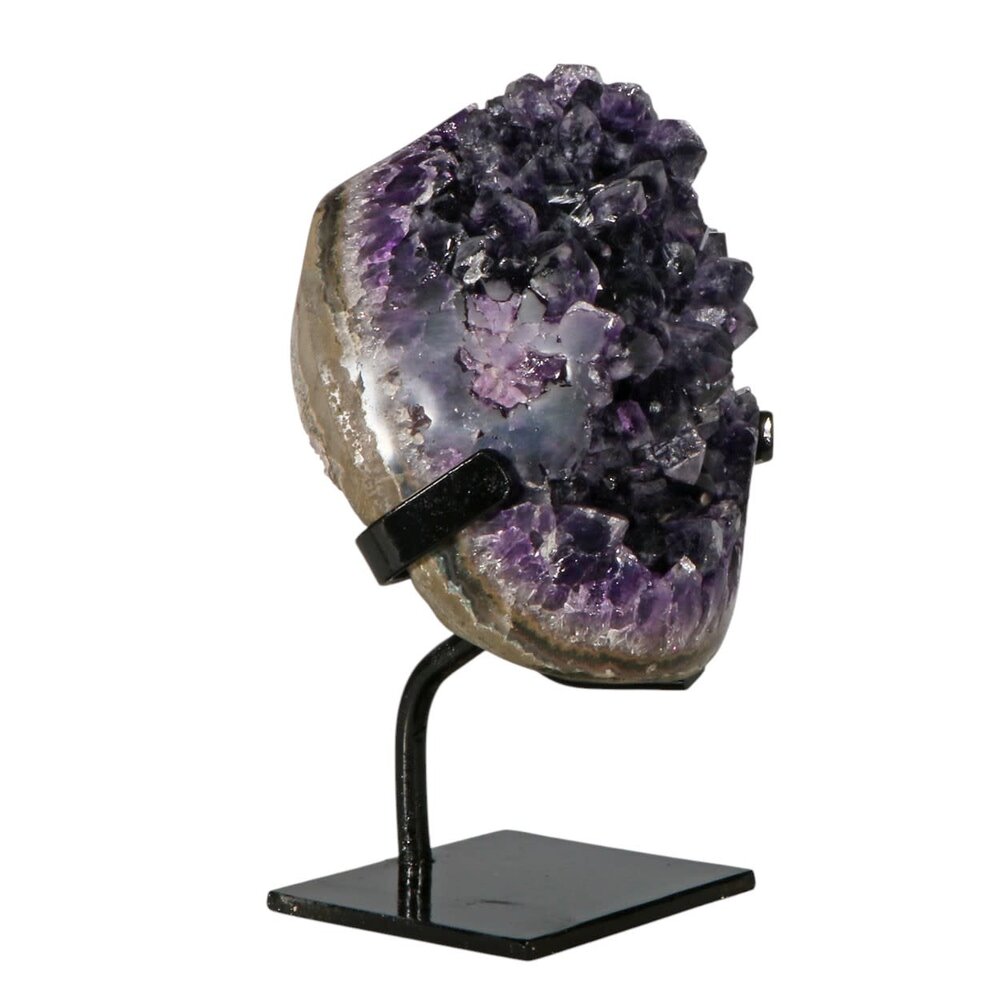 Amethist cluster op standaard 16,5 x 8 x 5,5 cm | 1774 gram