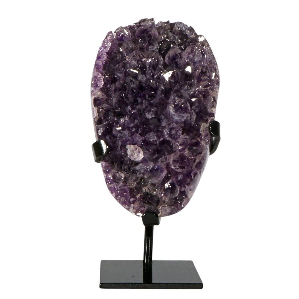 Amethist cluster op standaard 18 x 10 x 8 cm | 2218 gram Amethist cluster op standaard 18 x 10 x 8 cm | 2218 gram