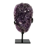 Amethist cluster op standaard 18 x 10 x 8 cm | 2218 gram Amethist cluster op standaard 18 x 10 x 8 cm | 2218 gram