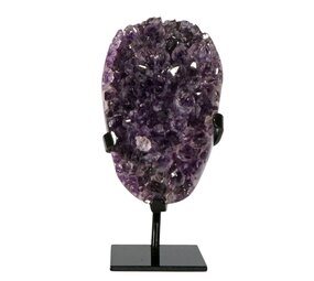 Amethist cluster op standaard 18 x 10 x 8 cm | 2218 gram Amethist cluster op standaard 18 x 10 x 8 cm | 2218 gram