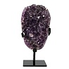 Amethist cluster op standaard 18 x 10 x 8 cm | 2218 gram Amethist cluster op standaard 18 x 10 x 8 cm | 2218 gram