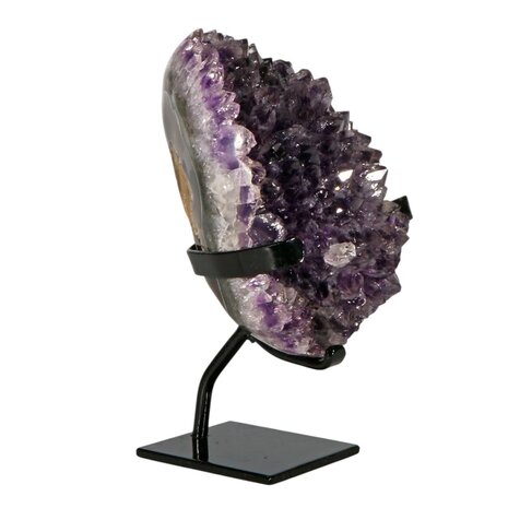 Amethist cluster op standaard 18 x 10 x 8 cm | 2218 gram Amethist cluster op standaard 18 x 10 x 8 cm | 2218 gram