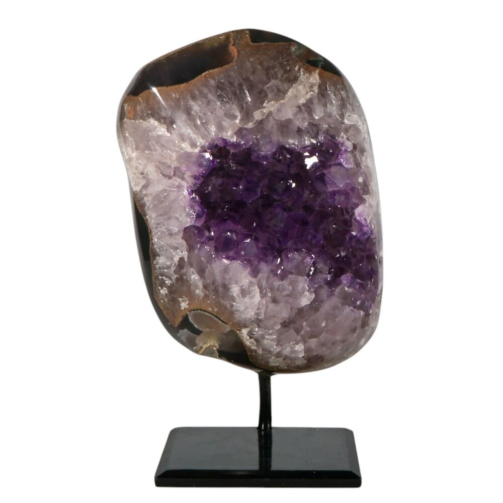 Amethist cluster op standaard 18 x 12,5 x 6 cm | 3086 gram