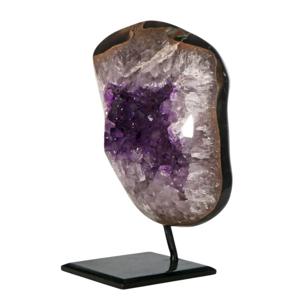 Amethist cluster op standaard 18 x 12,5 x 6 cm | 3086 gram