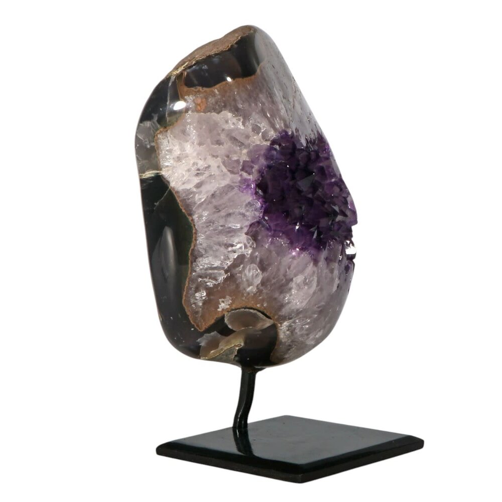 Amethist cluster op standaard 18 x 12,5 x 6 cm | 3086 gram