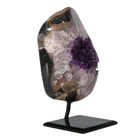 Amethist cluster op standaard 18 x 12,5 x 6 cm | 3086 gram