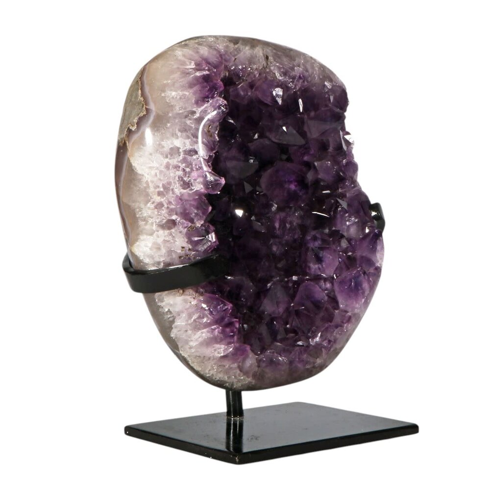 Amethist cluster op standaard 20,5 x 15 x 6 cm | 4557 gram