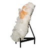 Apofylliet A-kwaliteit met stilbiet cluster op standaard 5,5 x 13 x 10 cm | 1753 gram Apofylliet A-kwaliteit met stilbiet cluster op standaard 5,5 x 13 x 10 cm | 1753 gram