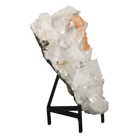 Apofylliet A-kwaliteit met stilbiet cluster op standaard 5,5 x 13 x 10 cm | 1753 gram