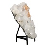 Apofylliet A-kwaliteit met stilbiet cluster op standaard 5,5 x 13 x 10 cm | 1753 gram Apofylliet A-kwaliteit met stilbiet cluster op standaard 5,5 x 13 x 10 cm | 1753 gram