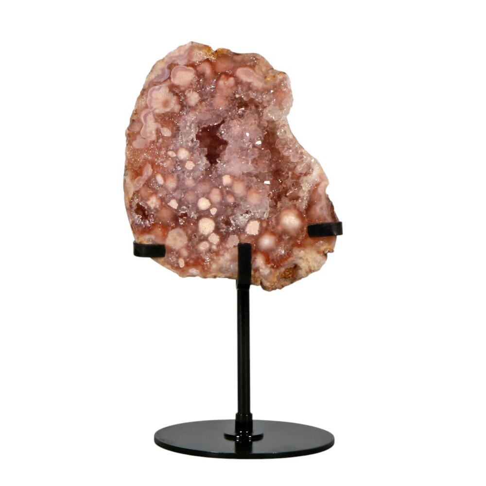 Amethist (roze) A-kwaliteit op standaard 10 x 9 x 5 cm | 543 gram Amethist (roze) A-kwaliteit op standaard 10 x 9 x 5 cm | 543 gram