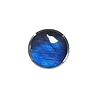 Zilveren ring labradoriet maat 17 1/2 | rond 1,8 cm Zilveren ring labradoriet maat 17 1/2 | rond 1,8 cm