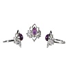 Zilveren ring amethist maat 19 1/2 | lotus Zilveren ring amethist maat 19 1/2 | lotus