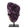 Amethist cluster op standaard 17 x 10 x 3 cm | 1346 gram Amethist cluster op standaard 17 x 10 x 3 cm | 1346 gram