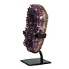 Amethist cluster op standaard 17 x 10 x 3 cm | 1346 gram Amethist cluster op standaard 17 x 10 x 3 cm | 1346 gram