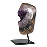 Amethist cluster op standaard 17,5 x 13,5 x 4,5 cm | 3253 gram Amethist cluster op standaard 17,5 x 13,5 x 4,5 cm | 3253 gram