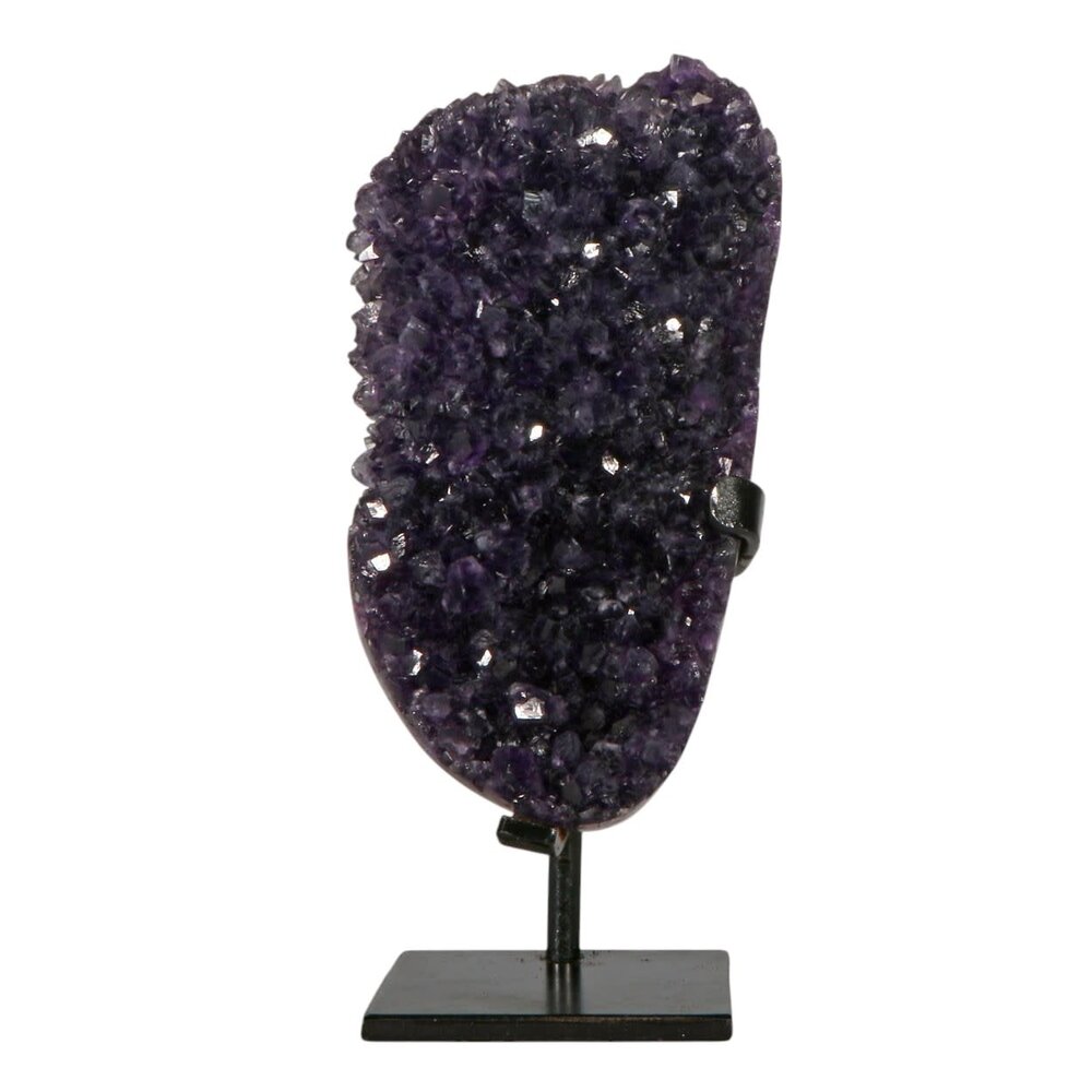 Amethist cluster op standaard 16 x 9 x 5 cm | 2029 gram Amethist cluster op standaard 16 x 9 x 5 cm | 2029 gram