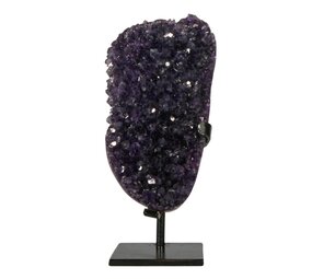 Amethist cluster op standaard 16 x 9 x 5 cm | 2029 gram Amethist cluster op standaard 16 x 9 x 5 cm | 2029 gram