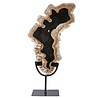 Versteend hout schijf gepolijst op standaard 32 x 21 x 2 cm | 2234 gram Versteend hout schijf gepolijst op standaard 32 x 21 x 2 cm | 2234 gram