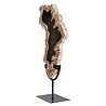 Versteend hout schijf gepolijst op standaard 32 x 21 x 2 cm | 2234 gram Versteend hout schijf gepolijst op standaard 32 x 21 x 2 cm | 2234 gram