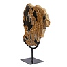 Versteend hout schijf gepolijst op standaard 26 x 25 x 2 cm | 2491 gram Versteend hout schijf gepolijst op standaard 26 x 25 x 2 cm | 2491 gram