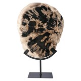 Versteend hout schijf gepolijst op standaard 27,5 x 23 x 2 cm | 2561 gram Versteend hout schijf gepolijst op standaard 27,5 x 23 x 2 cm | 2561 gram