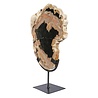 Versteend hout schijf gepolijst op standaard 29 x 23,5 x 2 cm | 2720 gram Versteend hout schijf gepolijst op standaard 29 x 23,5 x 2 cm | 2720 gram