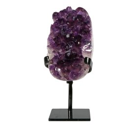 Amethist cluster op standaard 14,5 x 8 x 7,5 cm | 1760 gram Amethist cluster op standaard 14,5 x 8 x 7,5 cm | 1760 gram