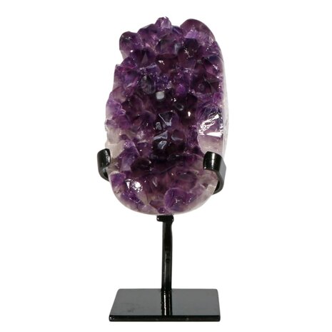 Amethist cluster op standaard 14,5 x 8 x 7,5 cm | 1760 gram Amethist cluster op standaard 14,5 x 8 x 7,5 cm | 1760 gram