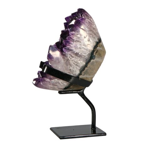 Amethist cluster op standaard 14,5 x 8 x 7,5 cm | 1760 gram Amethist cluster op standaard 14,5 x 8 x 7,5 cm | 1760 gram